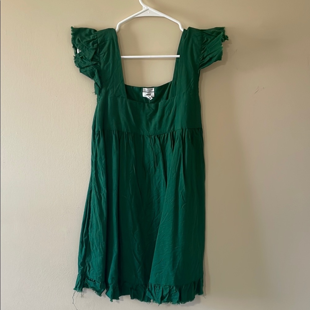 Aerie•Green Square Neck Dress
